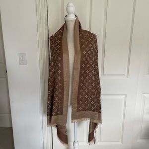 Lv pashmina scarf for over dresses or as scarf